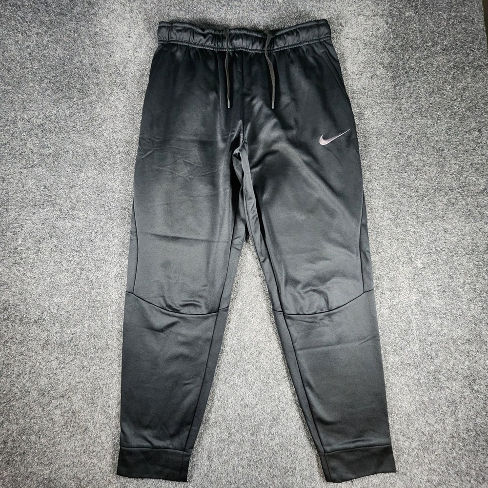 Nike Therma Training Pants Mens Large‎ Black Dri-FIT Fleece Joggers AO2370-010